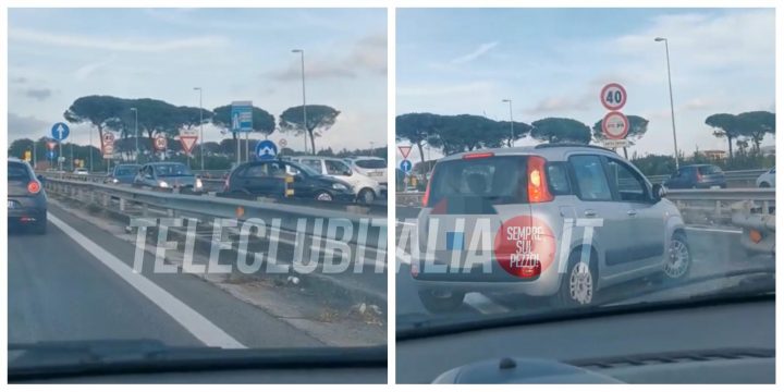 giugliano auto contromano asse mediano