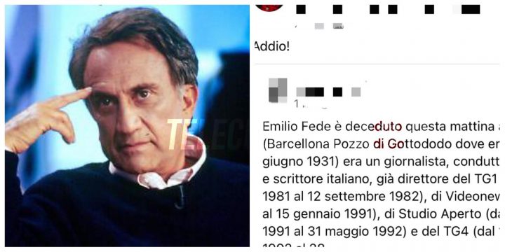 Emilio fede morto