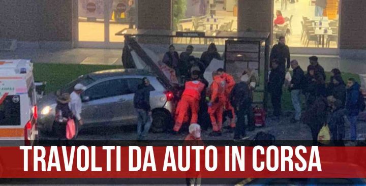 travolti fermata autobus