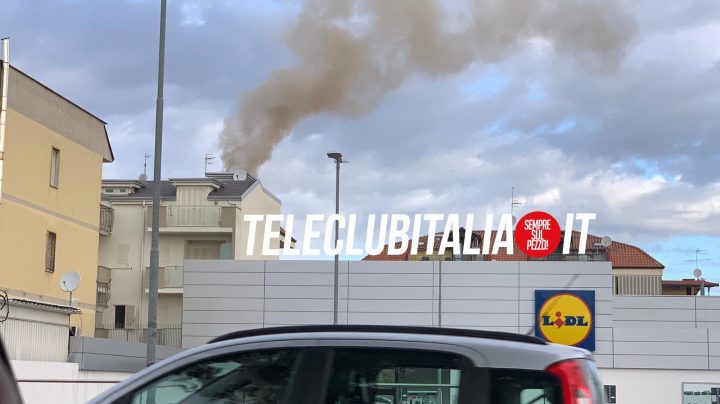 giugliano incendio palazzina