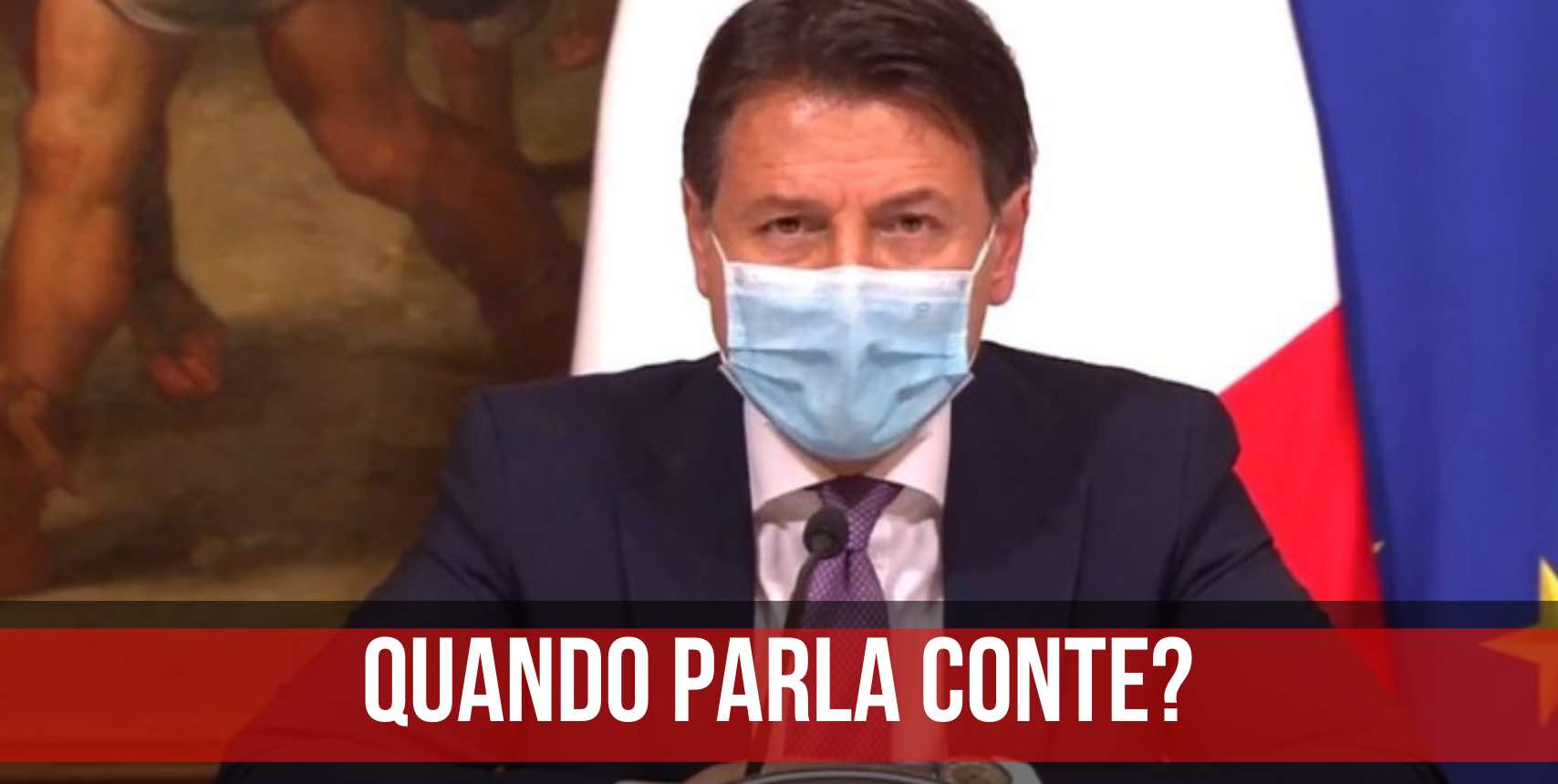 quando parla conte?