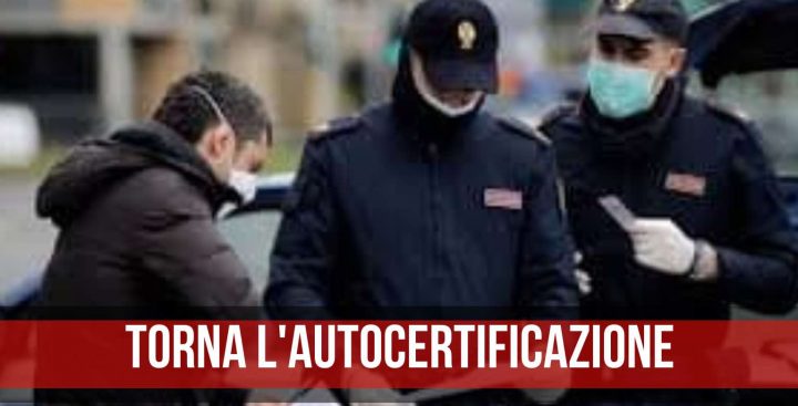 dpcm autocertificazione