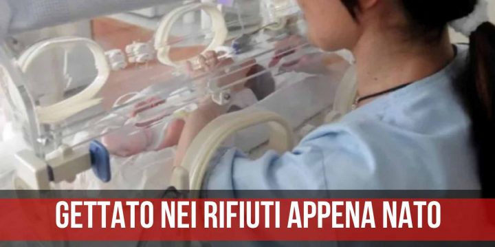 neonato ritrovato nella spazzatura