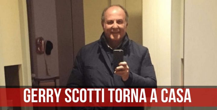 gerry scotti torna a casa