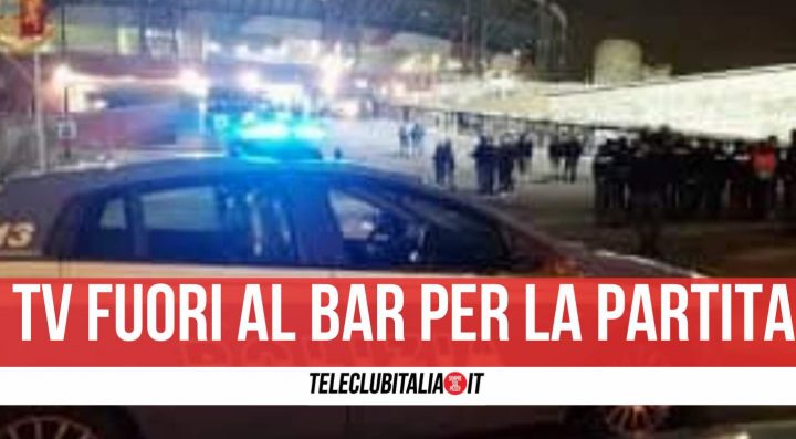 partita fuori al bar