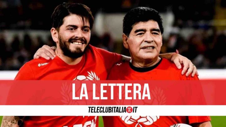 lettera diego maradona junior