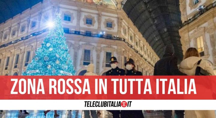 natale italia zona rossa