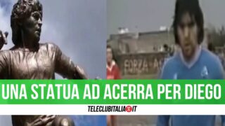 Acerra statua maradona