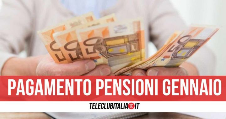 pagamento pensioni gennaio quando arriva