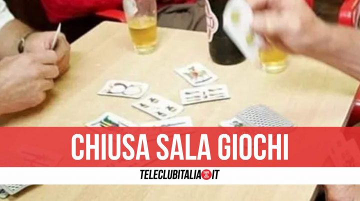 chiusa sala giochi