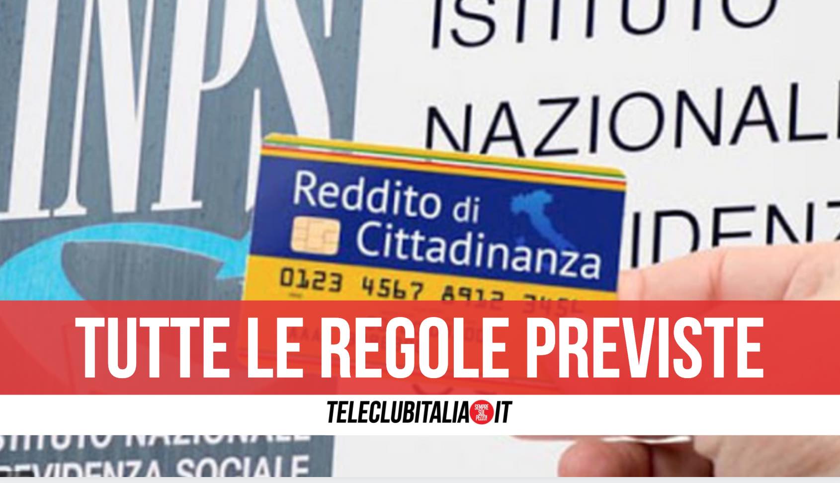 reddito di cittadinanza controlli