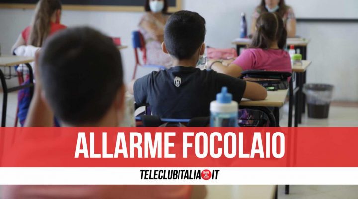 focolaio scuola 18 positivi