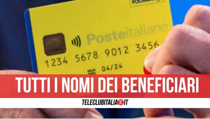 reddito di cittadinanza camorra nomi