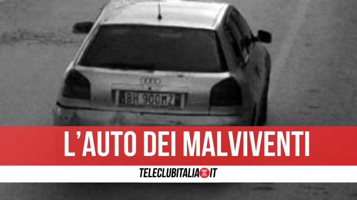 auto malviventi targa a3 capodrise