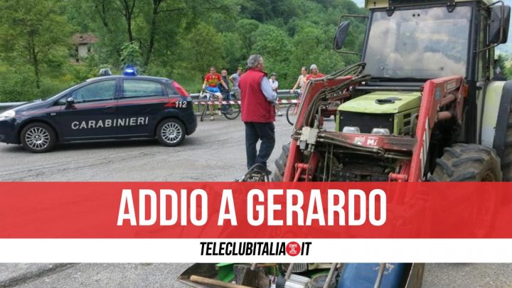 gerardo cimmino morto trattore incidente sessa aurunca