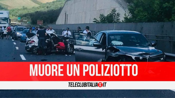 incidente a2 morto poliziotto