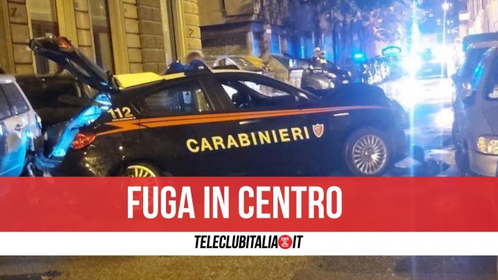 carabinieri fuga contromano marano