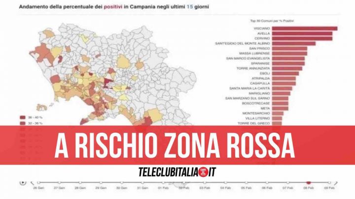 comuni contagi campania