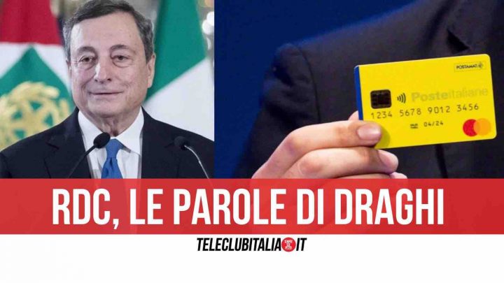 draghi reddito di cittadinanza