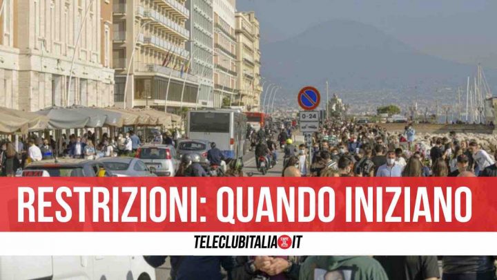 quando inizia zona arancione campania