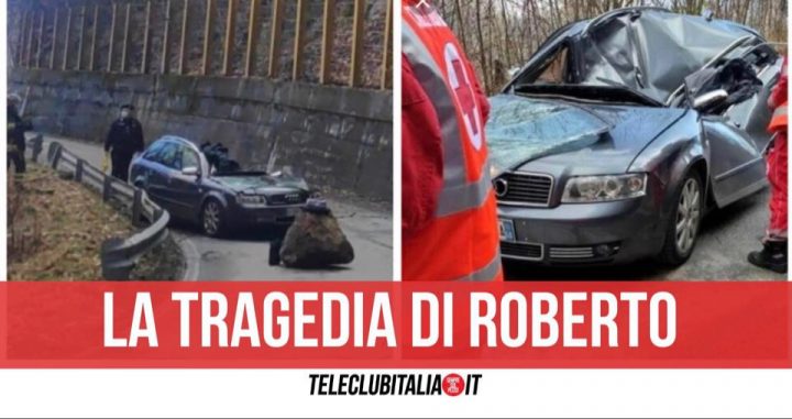 roberto bogialli morto incidente masso