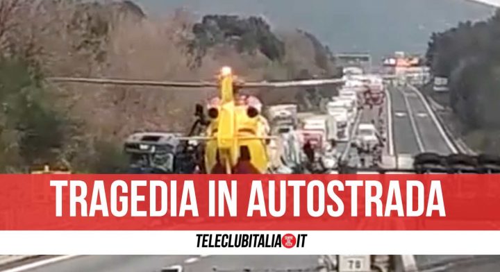 incidente autostrada morto