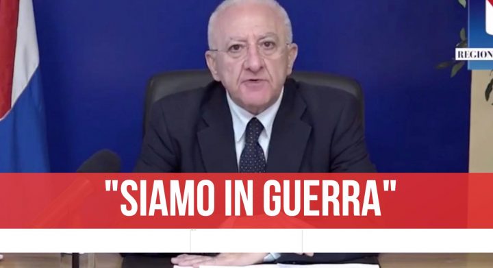 de luca in diretta