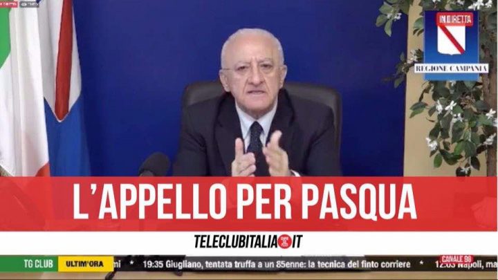 de luca diretta pasqua