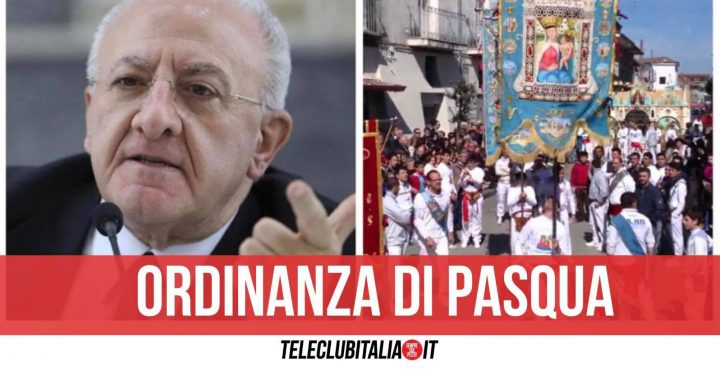 de luca ordinanza di pasqua campania