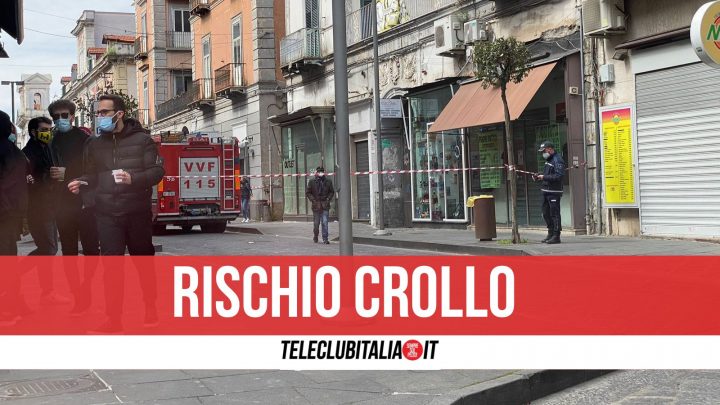 rischio crollo giugliano corso campano