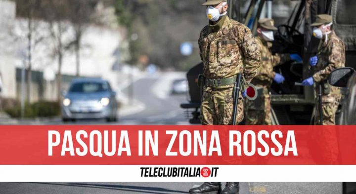 pasqua zona rossa campania