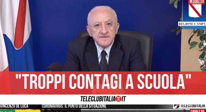 de luca in diretta campania zona gialla