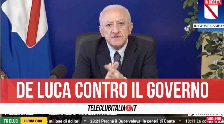 de luca in diretta 30 aprile