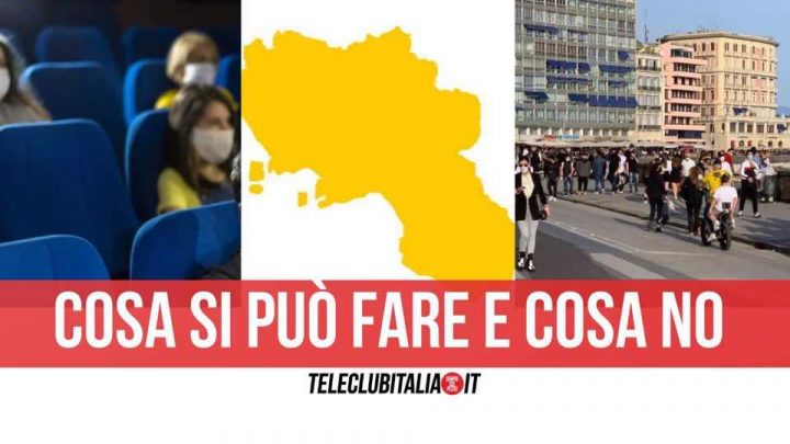 campania zona gialla regole