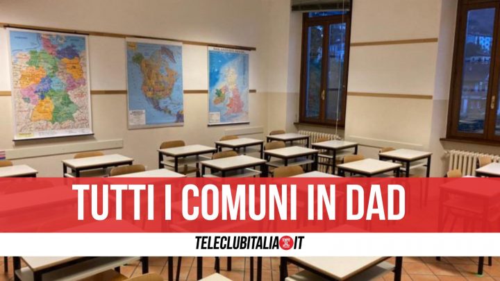 elenco comuni scuole chiuse campania