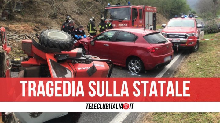 incidente mugnano del cardinale un morto trattore