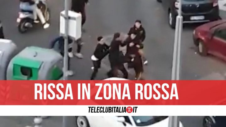 rissa materdei zona rossa napoli