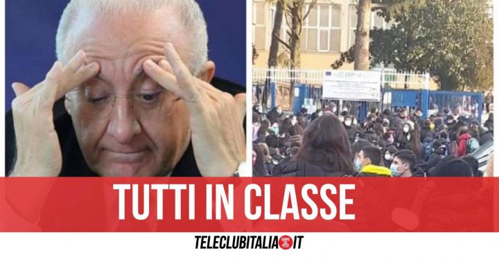 ritorno a scuola 7 aprile campania