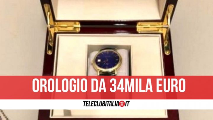 como orologio 34mila euro dogane