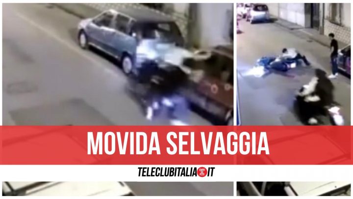 frattamaggiore movida incidente scooter