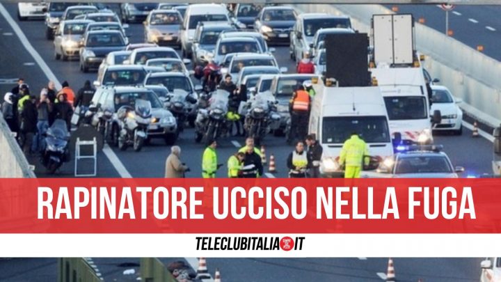 rapinatore ucciso autostrada a3 napoli salerno