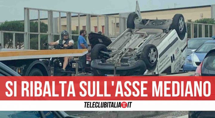 incidente asse mediano furgone