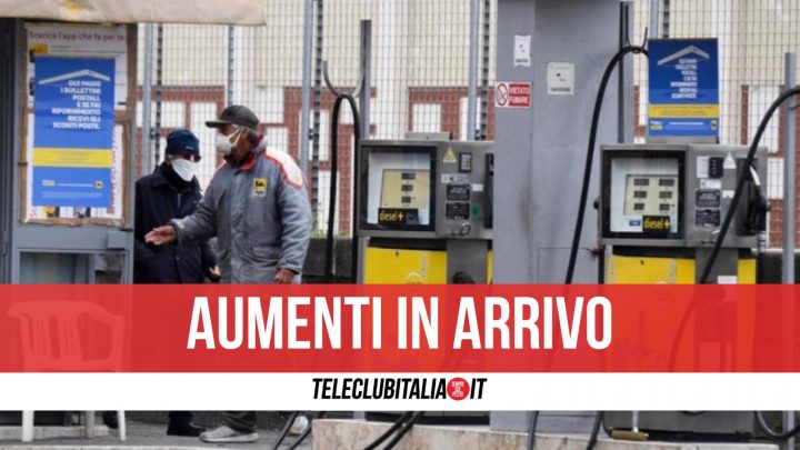 aumento benzina diesel prezzi