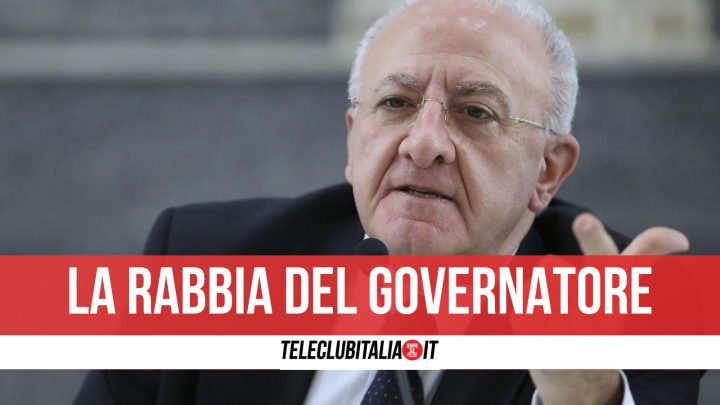 de luca obbligo mascherina aperto