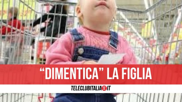 firenze dimentica figlia supermercato lidl