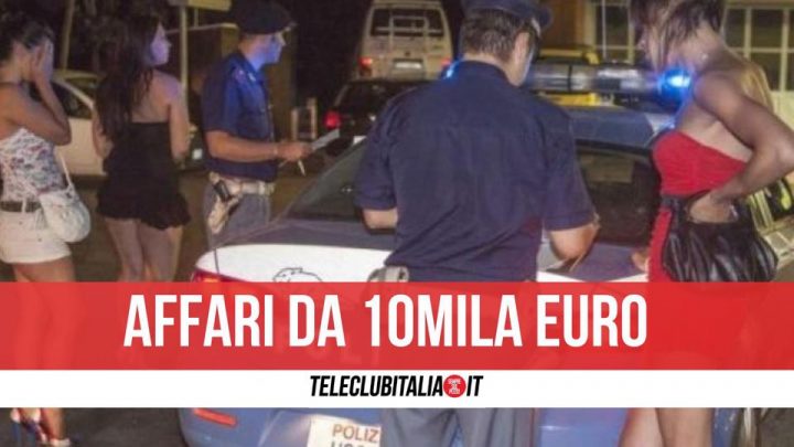 giro di prostituzione campania tre arresti polizia