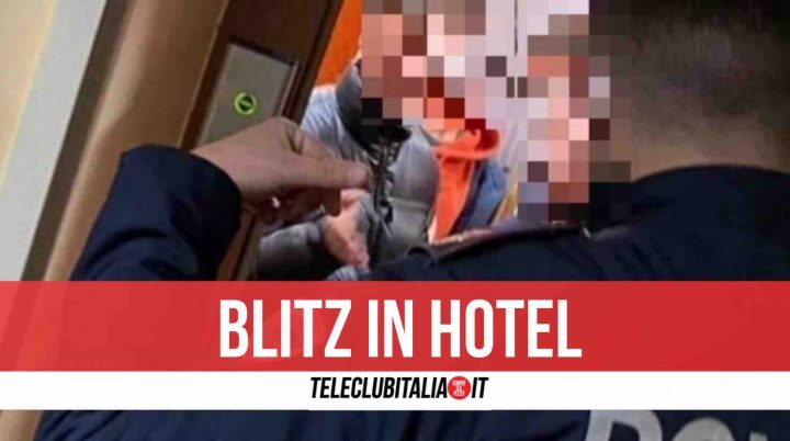 polizia latitante albergo san giorgio a cremano