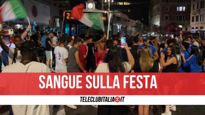 avellino sparatoria festeggiamenti italia