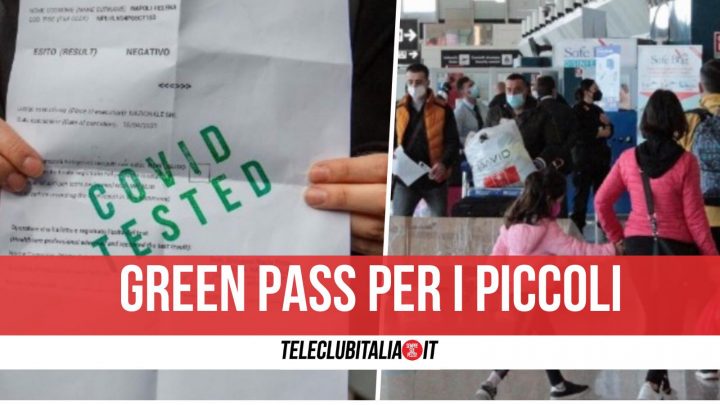 green pass bambini 12 anni