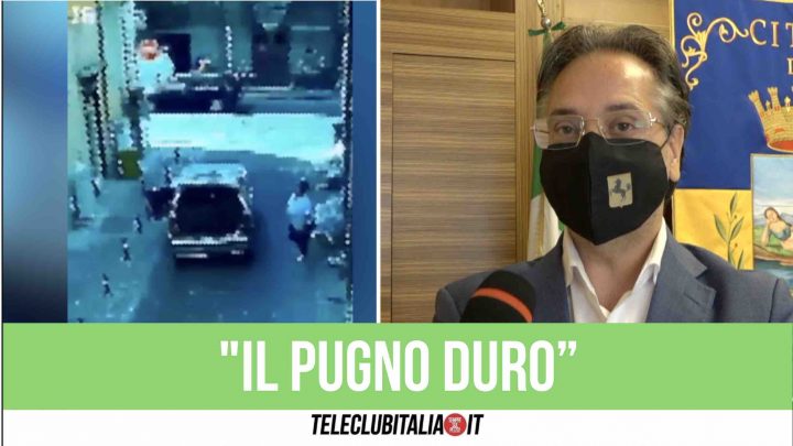 sindaco giugliano nicola pirozzi rifiuti abbandono multe